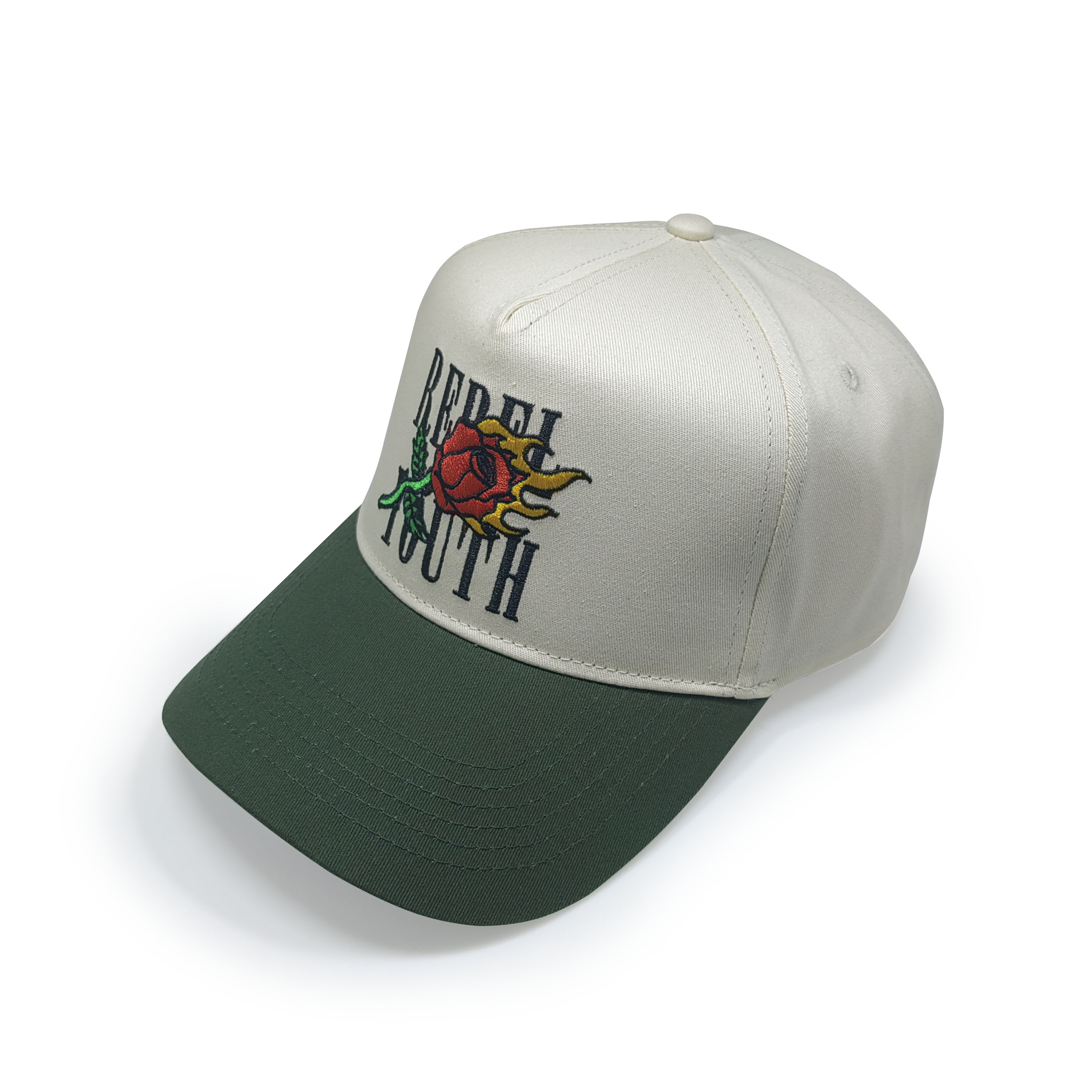 5panels Baseball Caps with High Quality Embroidery Logos