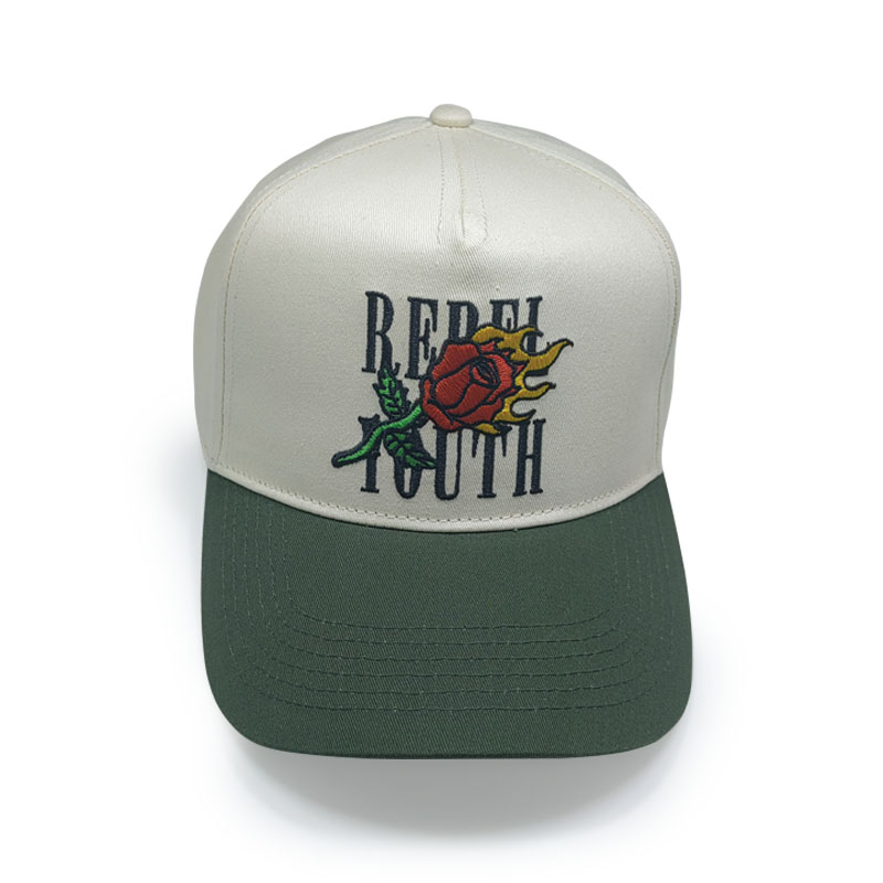 5panels Baseball Caps with High Quality Embroidery Logos