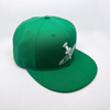 Customized High Quality 6panels Fitted Hats with 3D And Flat Embroidery Logo