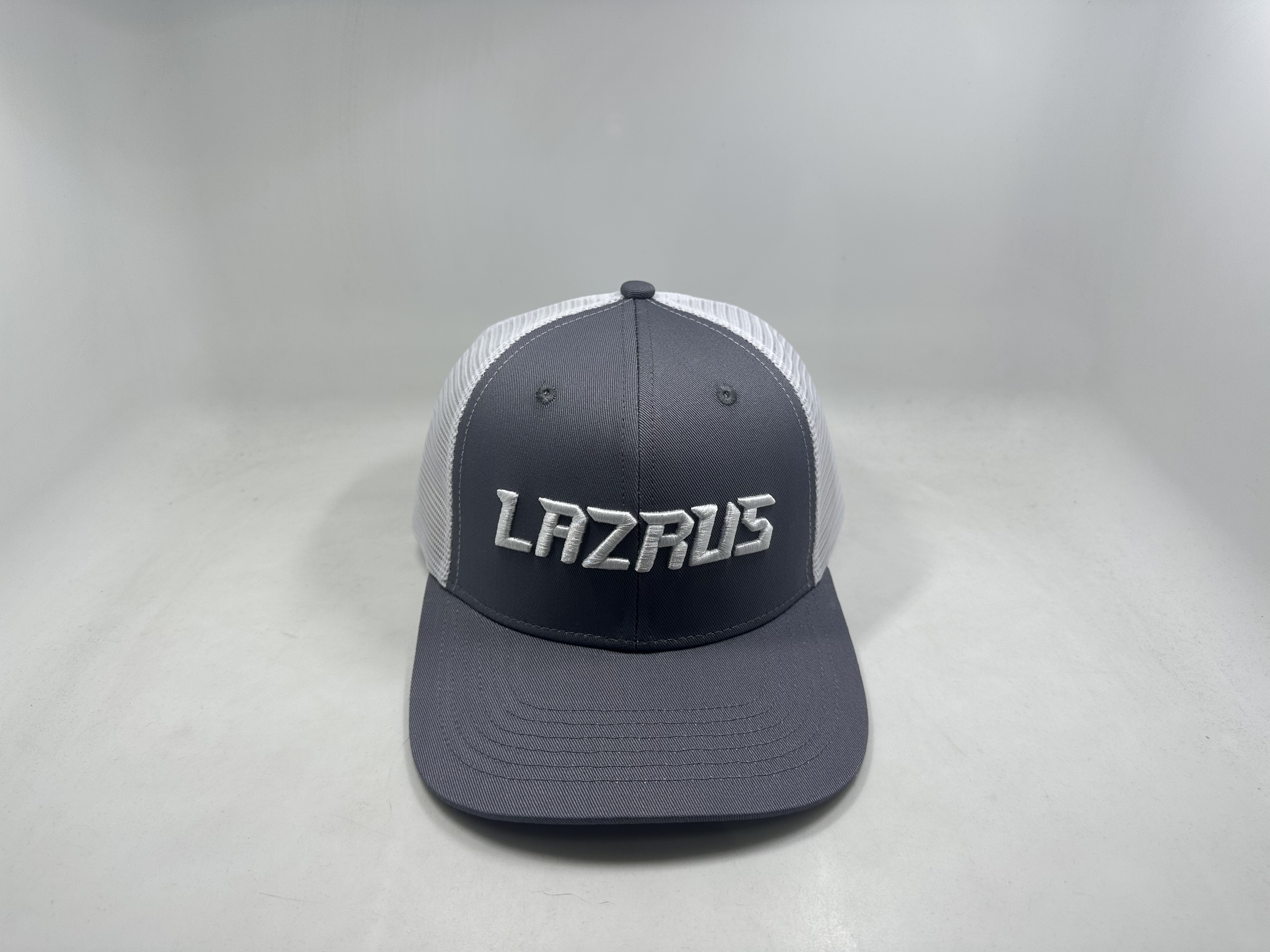  High Quality 6panels Trucker Hats with Customized Leather Peach