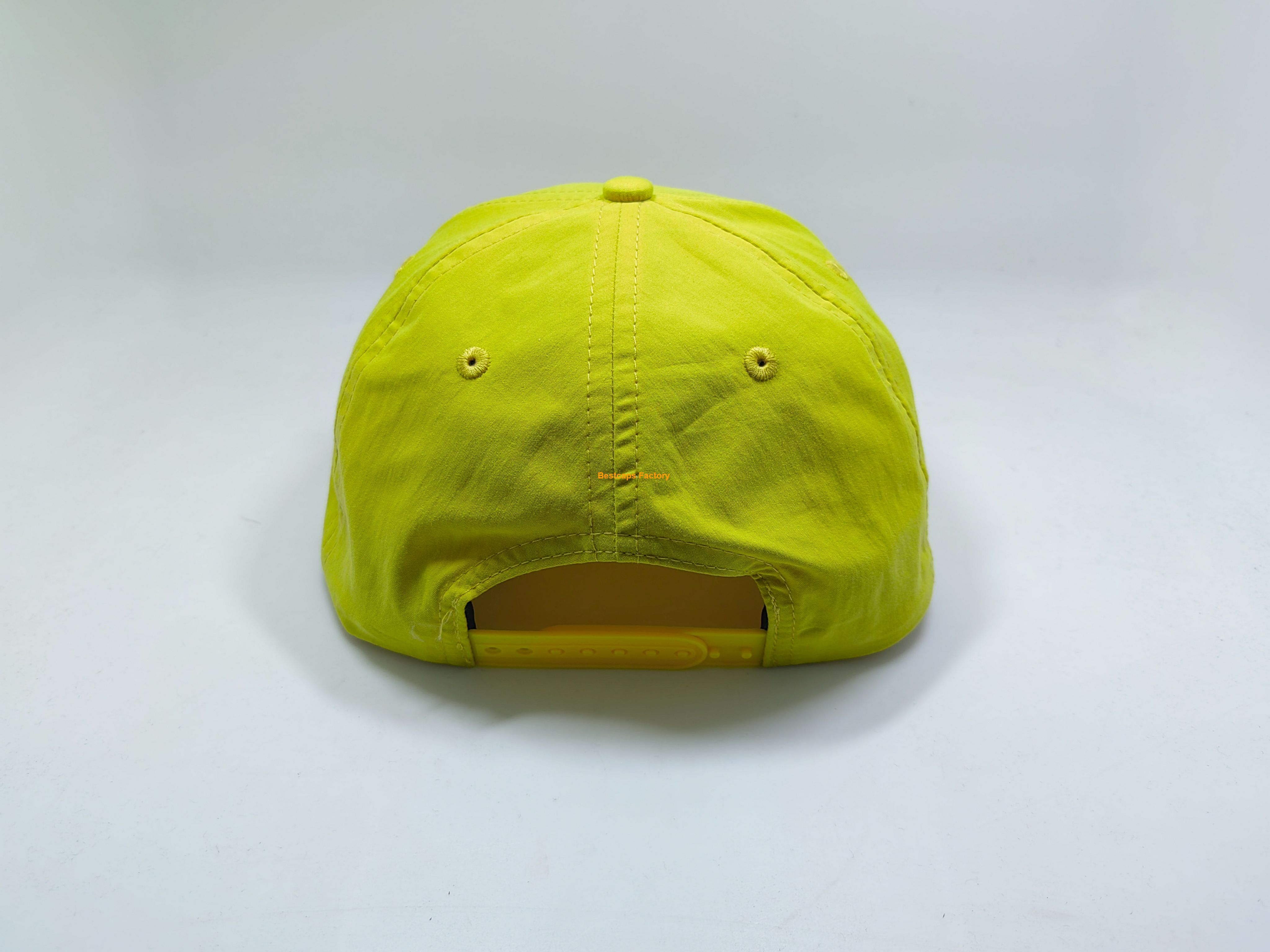 Custom 5 Panels Flat Brim Hats with Rope on Front Camper Hats 